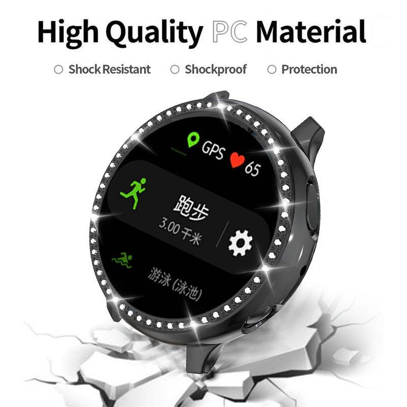 Casing Wanita Diamond PC Case Wanita Untuk Samsung Galaxy Active 40mm Cover Bumper Ringan Frame