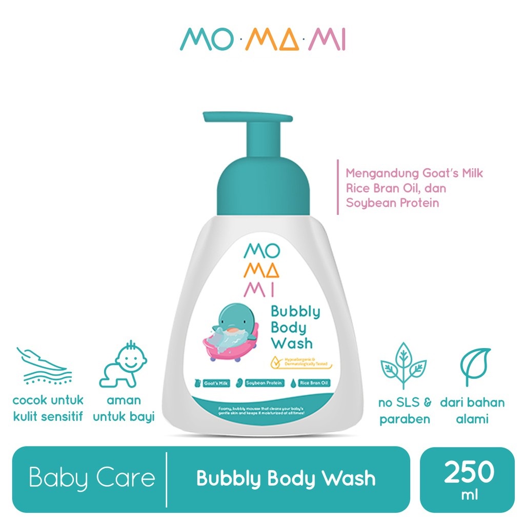 MOMAMI Bubbly Body Wash Sabun Bayi 250 ml