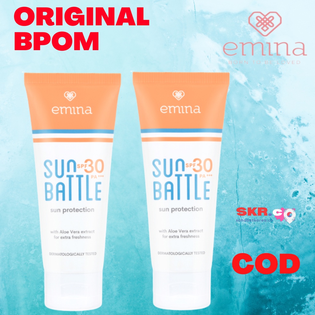 (TERLARIS) SUNSCREEN EMINA SPF 30,EMINA SUNSCREEN SPF 30,SUNSCREN EMINA SPF 30,SUNSCREEN EMINA SPF 5