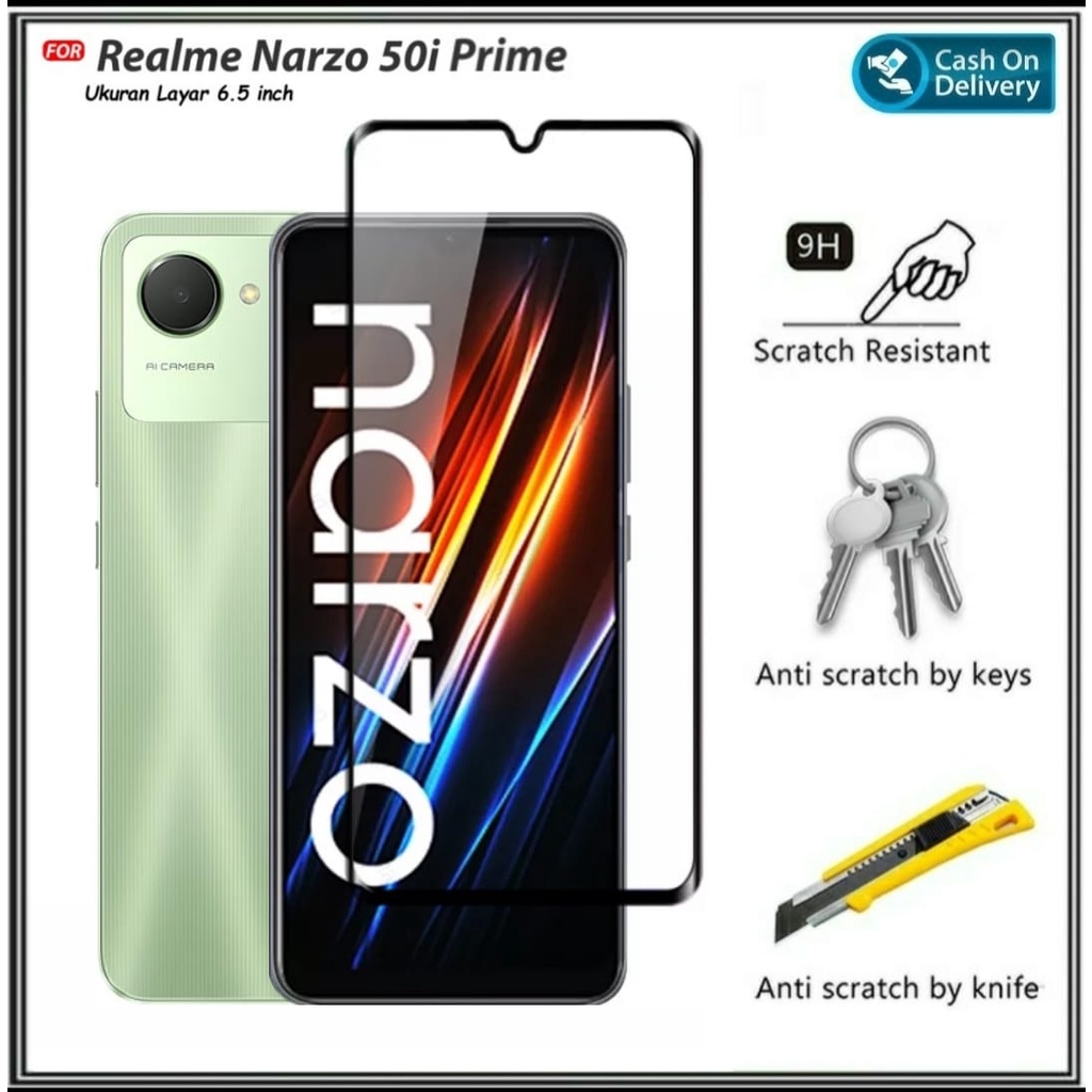 Tempered Glass Realme Nazro 50i Prime Anti Gores Kaca Pelindung Layar DI HANYCASE