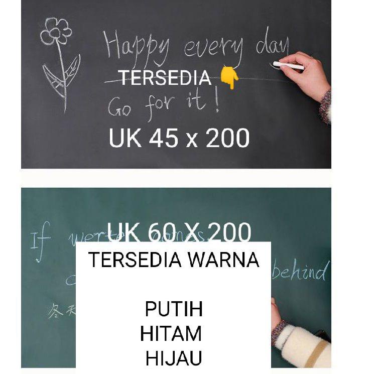 

Big Sale WALLPAPER STICKER PAPAN TULIS UK 60x200 Dan 45*200 ..