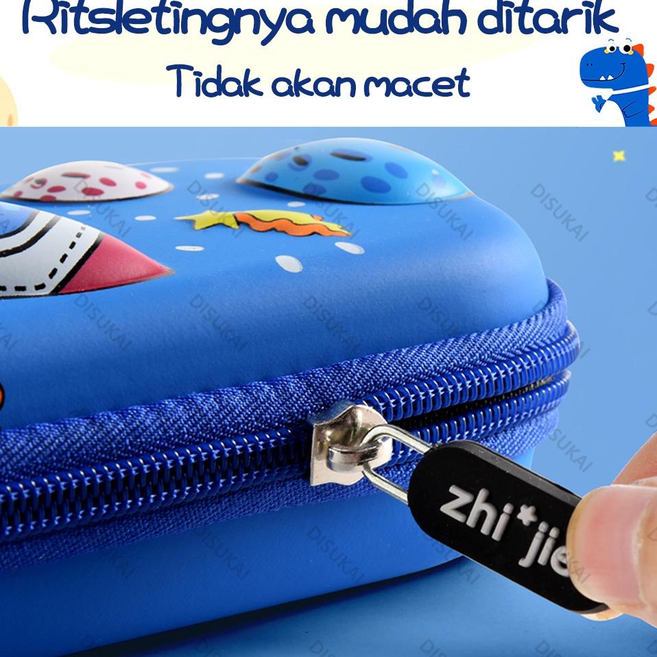 

[T-V4V-»] 【Stok Baru】Kotak pensil kartun 3D Sekolah mulai Menghadiri kelas Penyimpanan Anak Tahan air Tidak mudah kotor Ukuran besar_amanah