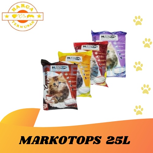 Pasir Kucing Markotops 25lt Pasir Markotop 25 Liter Non maxi cat sand