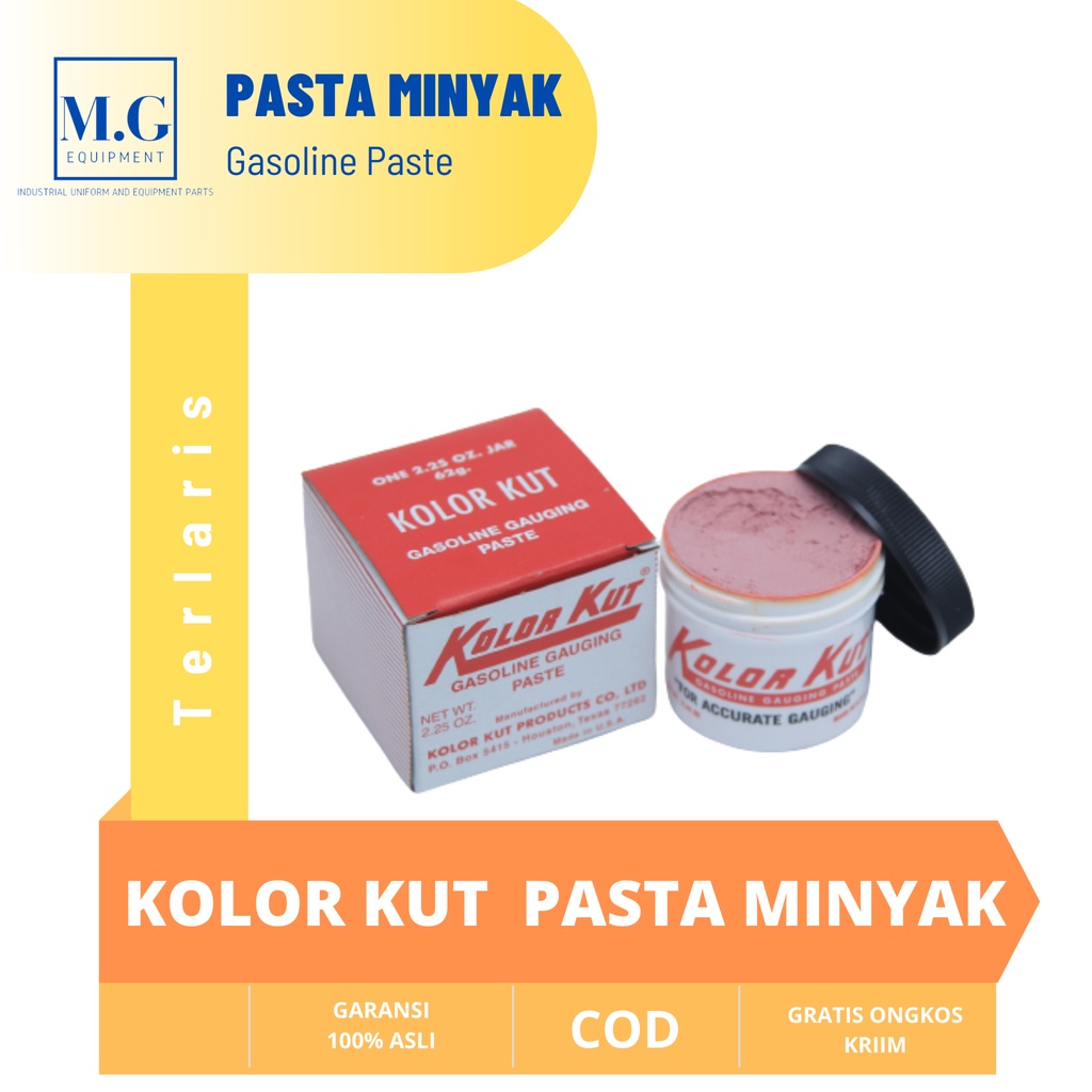 Pasta Minyak | Pasta Air | Kolor Kut Gasoline | Kolor Kut Water | Untuk Cek Kadar Air &amp; Minyak BBM