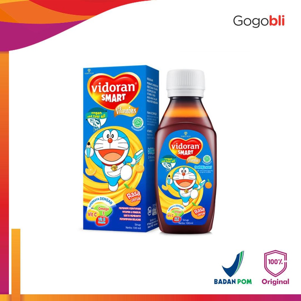 

Vidoran Smart Vitamins Syrup Orange 100ml