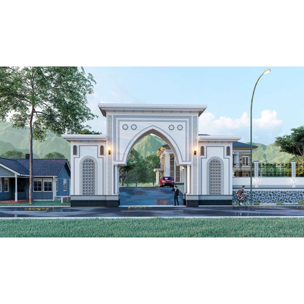 Jual GAMBAR KERJA GAPURA MASJID MINIMALIS MODERN | Shopee Indonesia