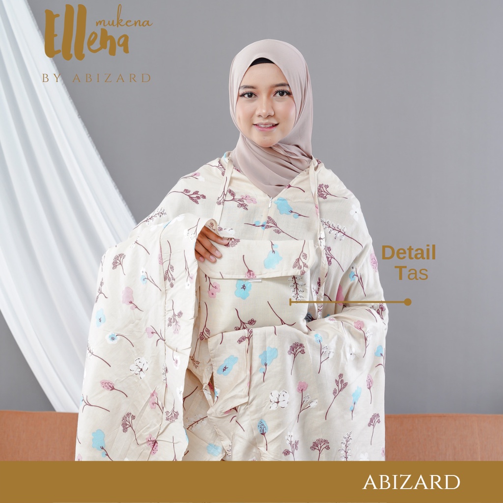 Abizard Mukena Dewasa Daily 2in1 NAYLA Variasi Rampel Jumbo