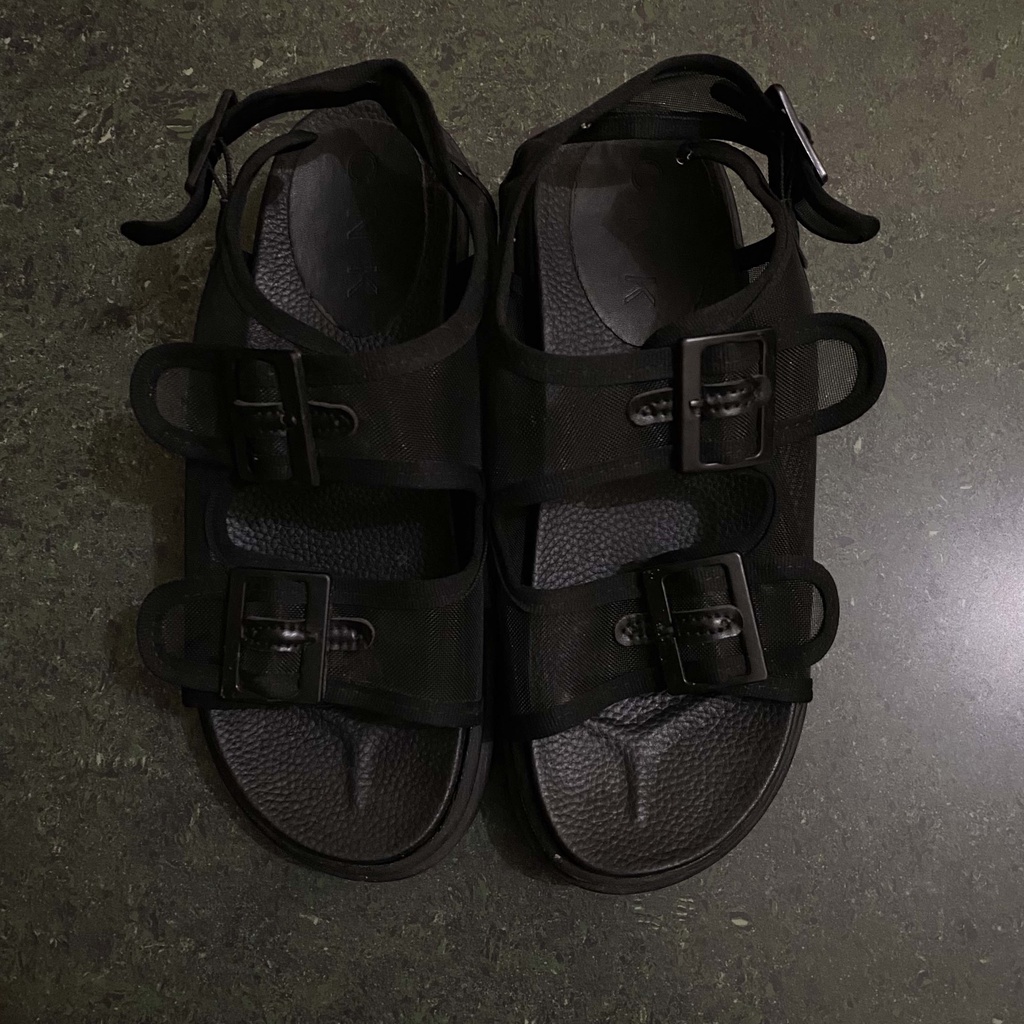 Preloved Sandal Double Strap Fashion Import Bekas