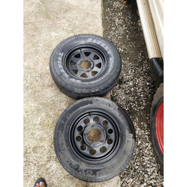 Jual Velg Pelk velk+Ban Serep R15 Pcd 5/139,7 untuk Jimny Katana jeep
