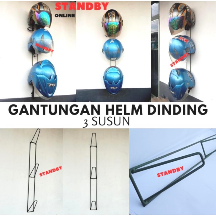 gantungan helm gantungan helm dinding gantungan dinding rak dinding