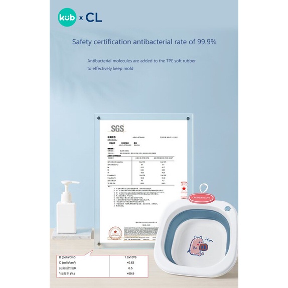 KUB X CL HOOK TYPE FOLDING BASIN