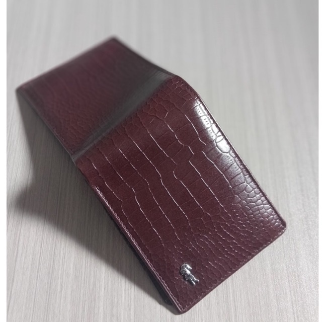 dompet keren berkualitas model lipat dua bahan kulit asli motif cetak buaya #dompet #dompetkulit #dompetpria