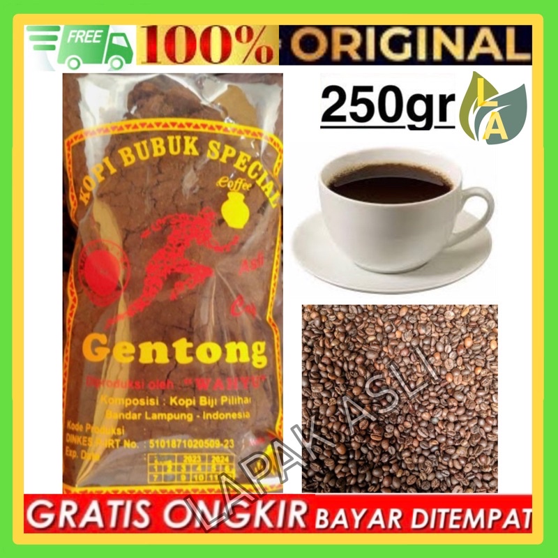 Kopi bubuk Robusta Cap Gentong 250g