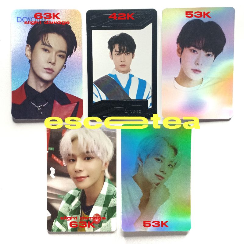 ꒰ escetea ꒱ nct 127 — photocard pc doyoung hologram standee resonance pt.2 season greeting 2022 sg22