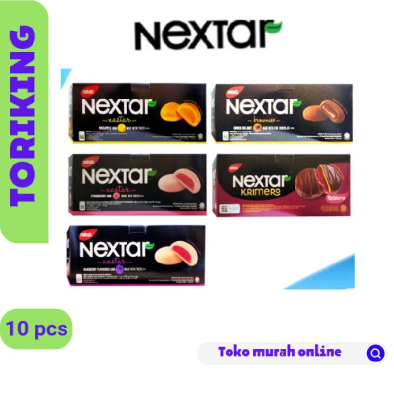 

NEXTAR NABATI - COKLAT/NANAS/STARWBERRY/BLUEBERRY ( 1Box isi 10 pcs @42gram)