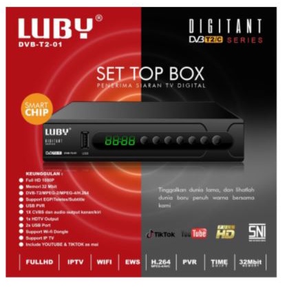 Set Top Box Luby DVB-T2-01