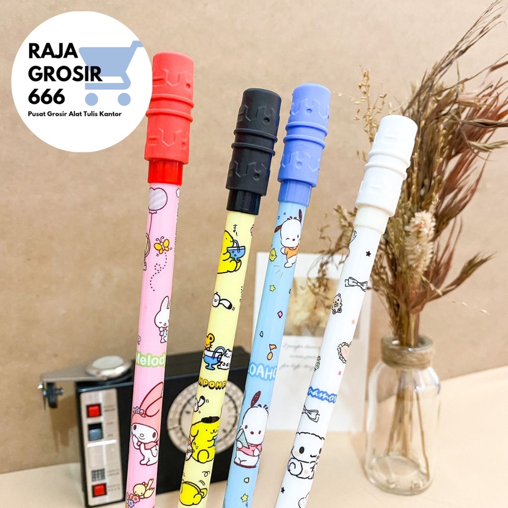 

pulpen tongkat putar magnet SANRIO pen bolpen kreatif spinner lucu imut kado unik COD
