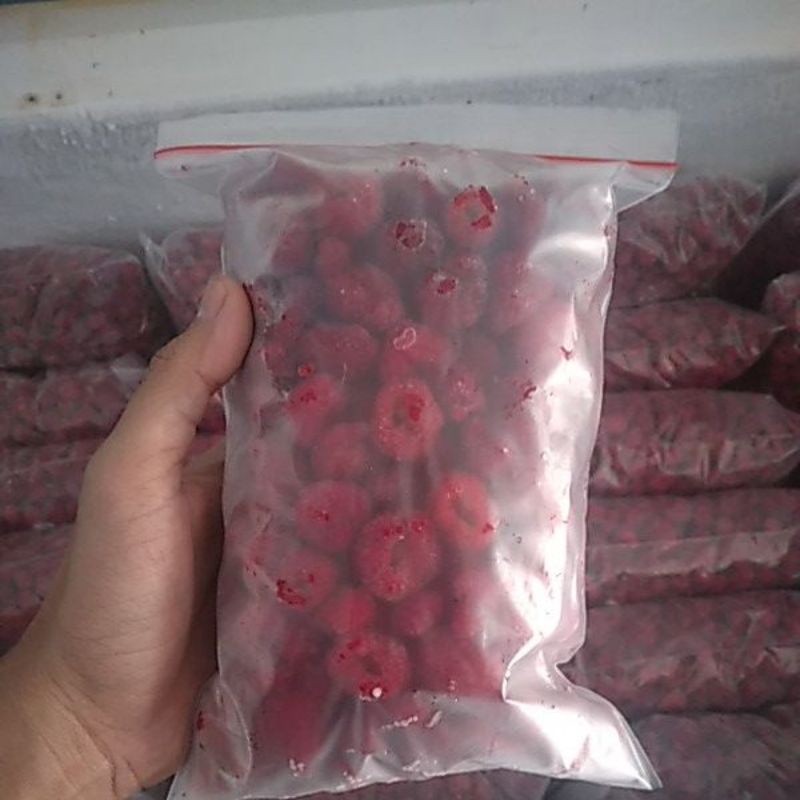 

raspberry frozen iqf 500 gr