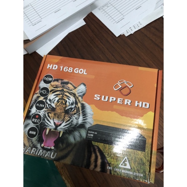STB Set Top box DVB-T2 Super HD 168 GOL HARIMAU