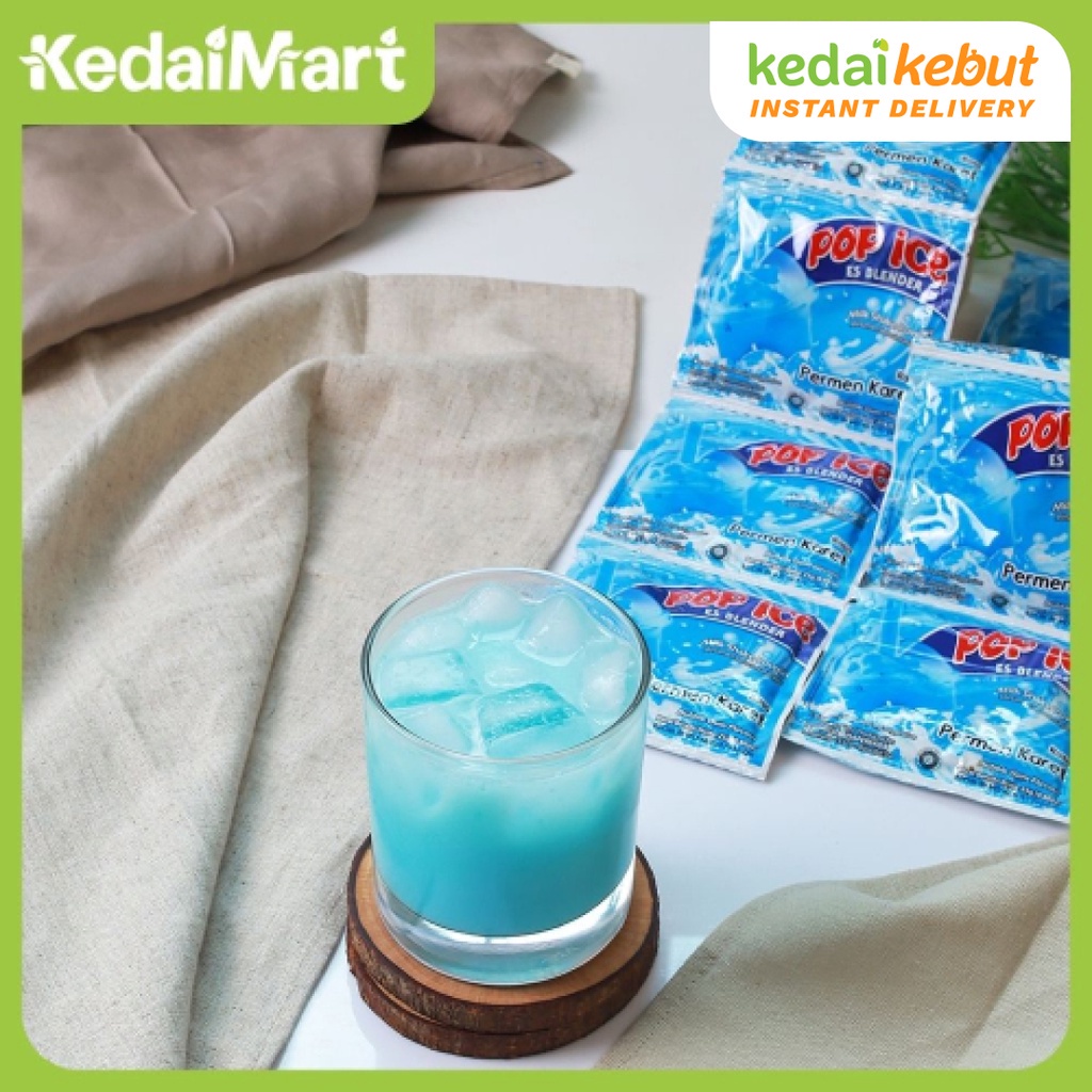 

Pop Ice Minuman Es Blender Rasa Permen Karet 10 Pcs X 25 Gram
