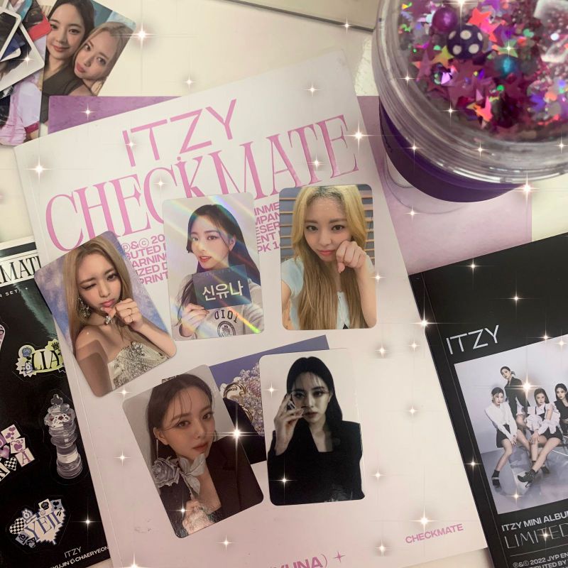 READY PHOTOCARD PC YUNA ALBUM CHECKMATE POB SOUNDWAVE APPMUS APPLE MUSIC MAKESTAR