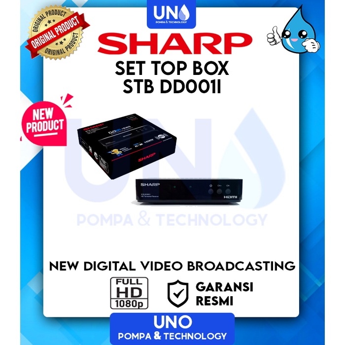 Set Top Box STB TV Digital SHARP STB-DD001I