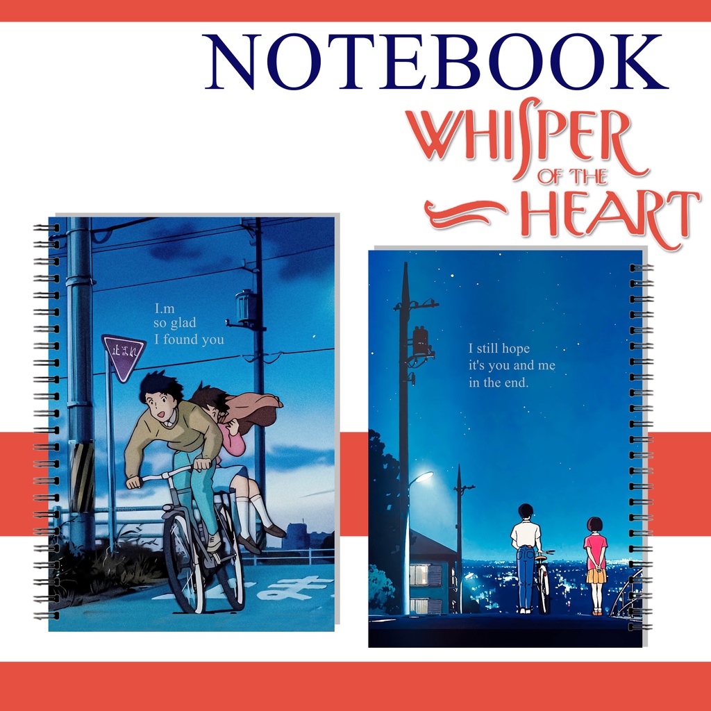 Notebook Anime Whisper Of The Heart Notebook Manga