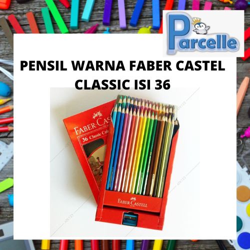 

PENSIL WARNA FABER CASTEL CLASSIK ISI 36