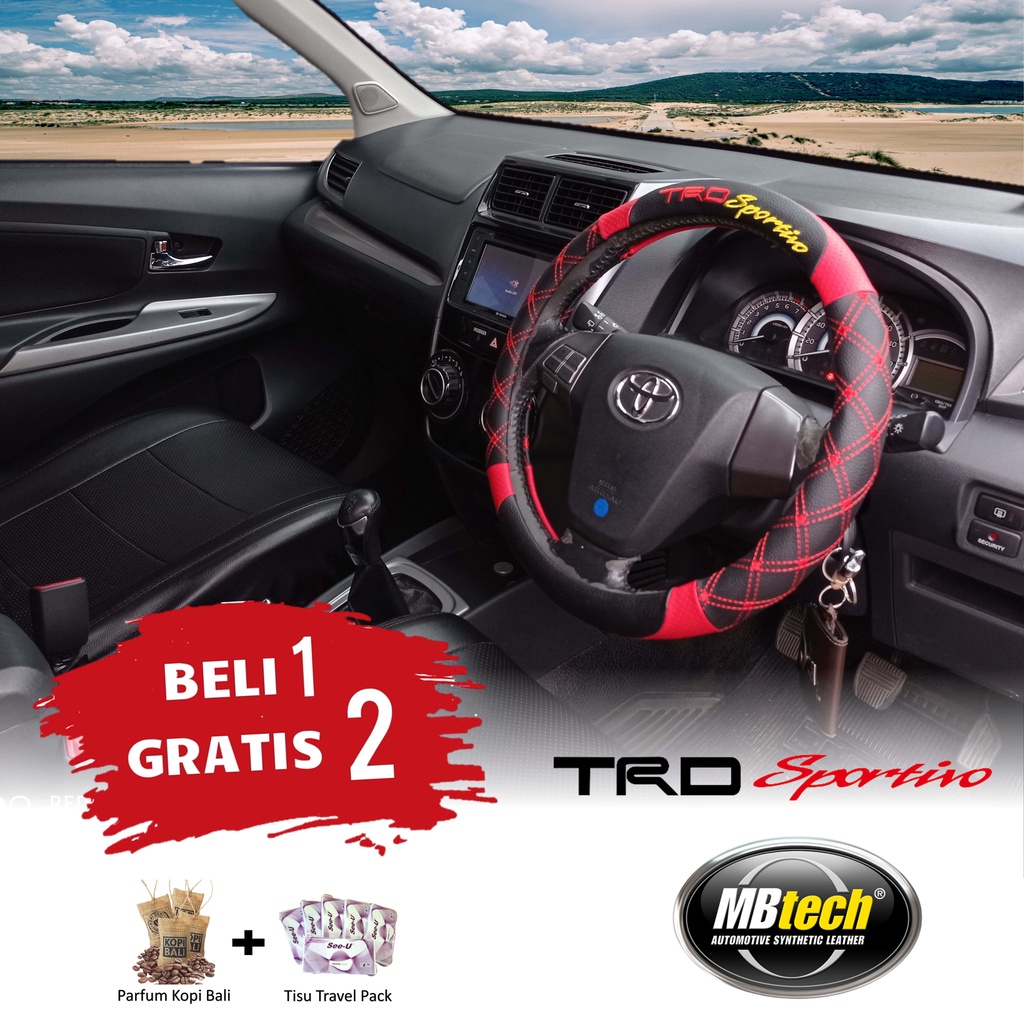 Cover Stir Avanza Sarung Setir Calya Pelindung Steer Mobil Toyota Avanza Calya Sienta Yaris Agya For