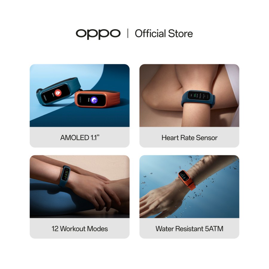 OPPO Band Smart Band Garansi Resmi Smartwatch Sport Watch Exercise