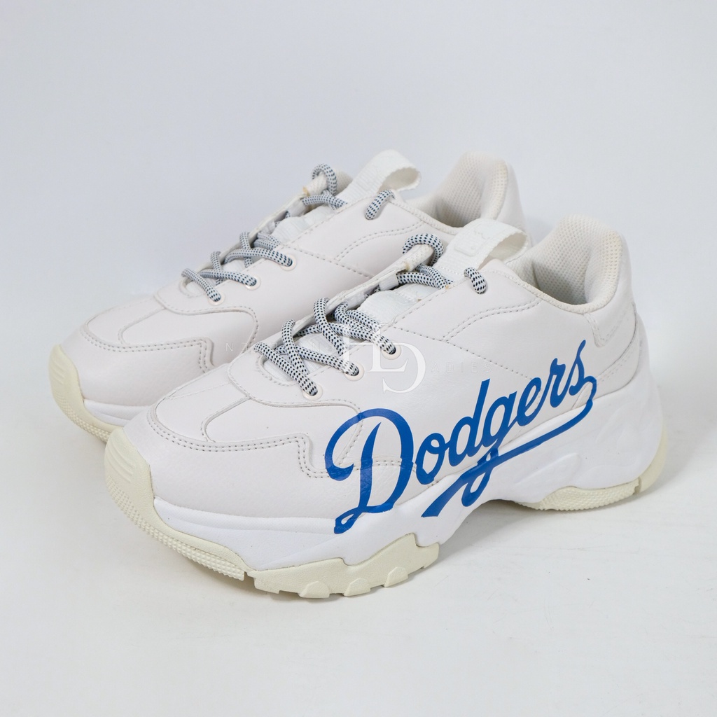 MLB Dodgers Big ball Chunky Sneakers White/Blue 100% Original