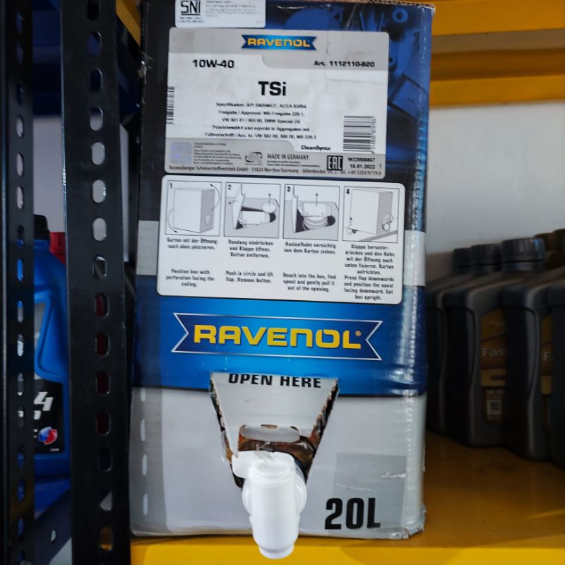 Ravenol TSI 10W40 Bag In Box (Ecer/Repack)