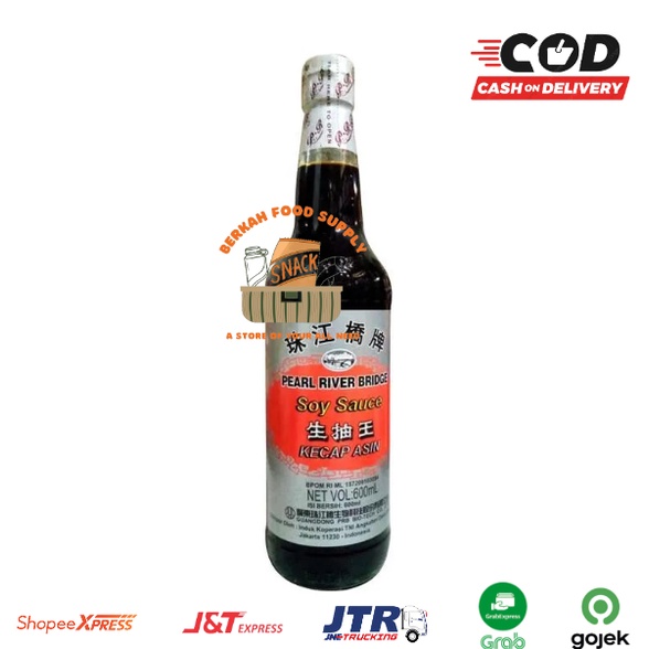 

( BERKAH ) Pearl River Bridge Soy Souce 600 ml / Kecap Asin