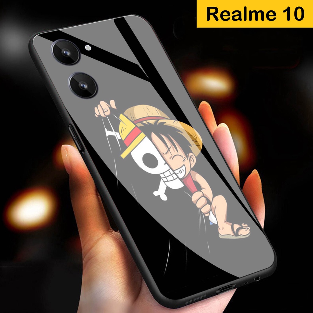 Softcase Glass [S44] REALME 10 4G - casing pelindung - REALME 10 4G - pelindung handphone - REALME 1