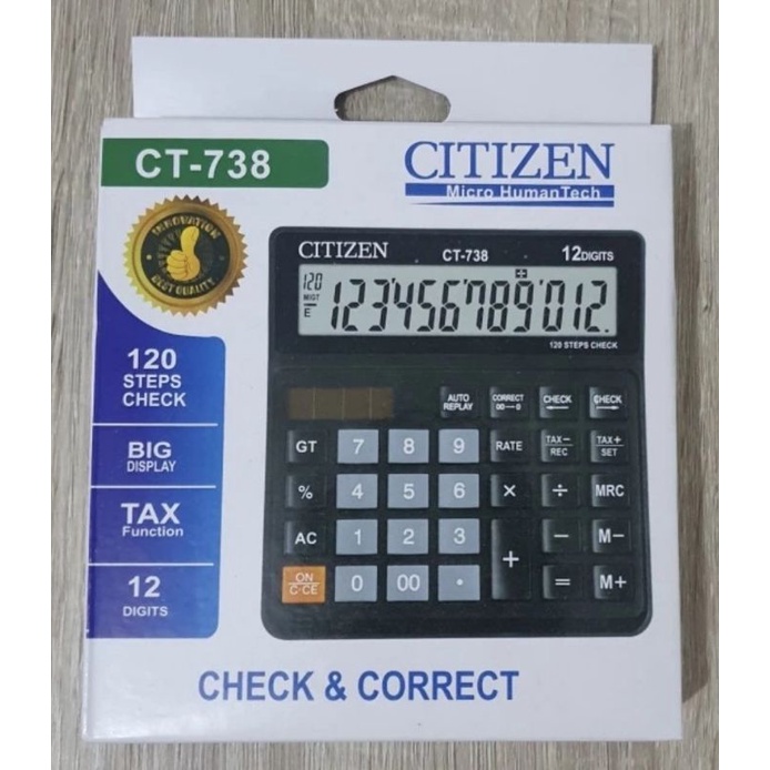 

Kalkulator Citizen CT 738