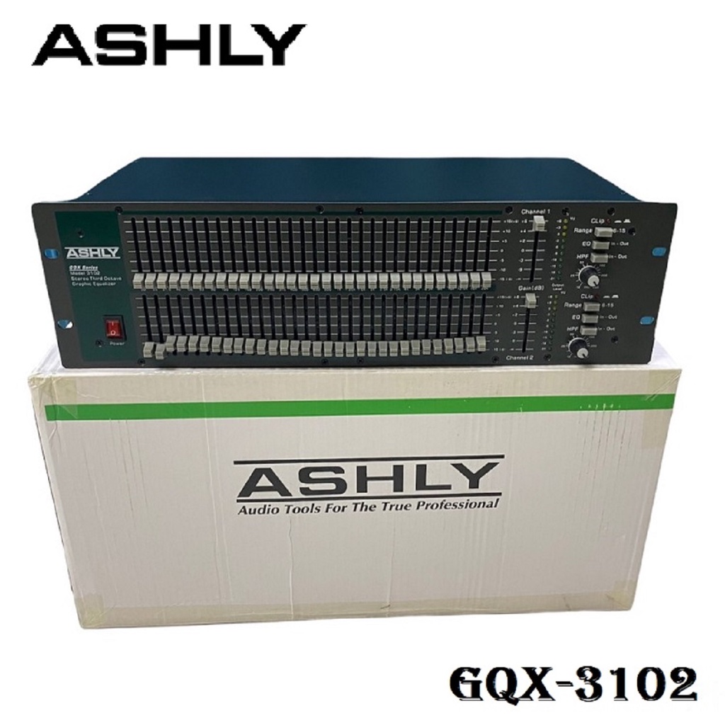 EQUALIZER ASHLY GQX-3102 NEW GARANSI 1 TAHUN