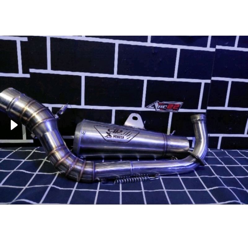 knalpot cld x monster cld monster mio beat vario nmax aerox dll