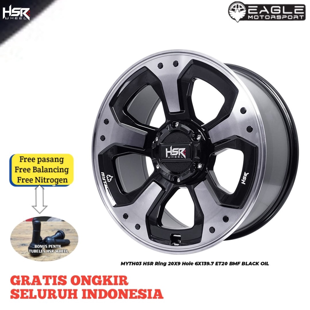 VELG MOBIL R20 RING 20 VELG HILUX TRITON COROLADO PAJERO FORTUNER