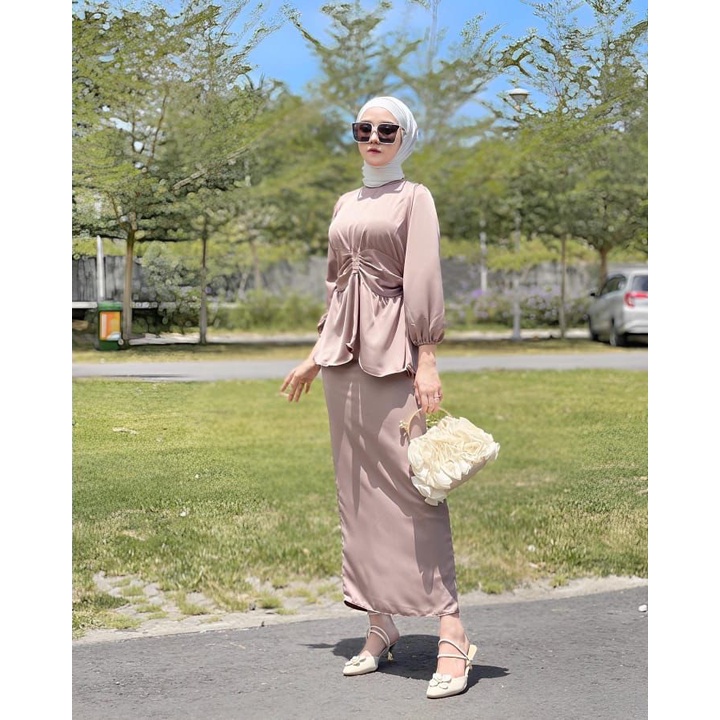 Gamis Remaja Terbaru Assyifa Dress Pesta Bodycon Fashion Muslim Kekinian Busana Muslimah Terbaru Baj