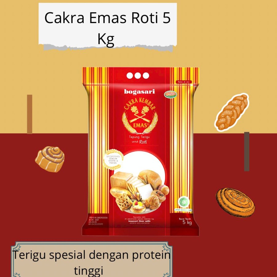 

CAKRA KEMBAR EMAS ROTI 5 KG