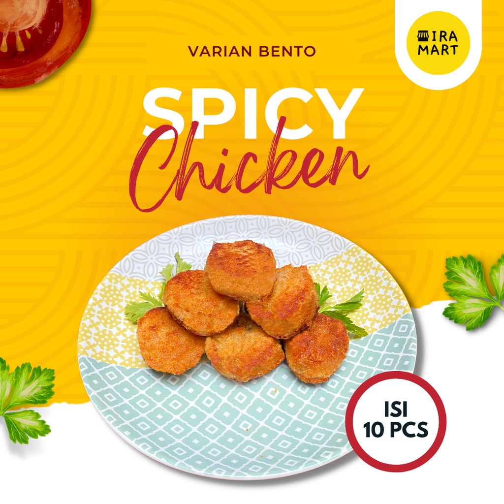 

Spicy Chicken | Bento Frozen Food | Olahan Ayam Beku Halal | Ira Mart