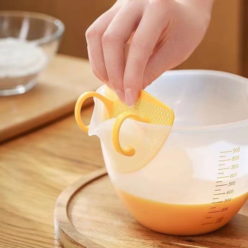 Veggie Buah Beras Pembersih Saluran Keranjang Teh Susu Susu Kacang Kedelai Penyaring Mangkuk Cream Telur Cair Wadah Pengaduk Gelas Takar Besar Dengan Skala