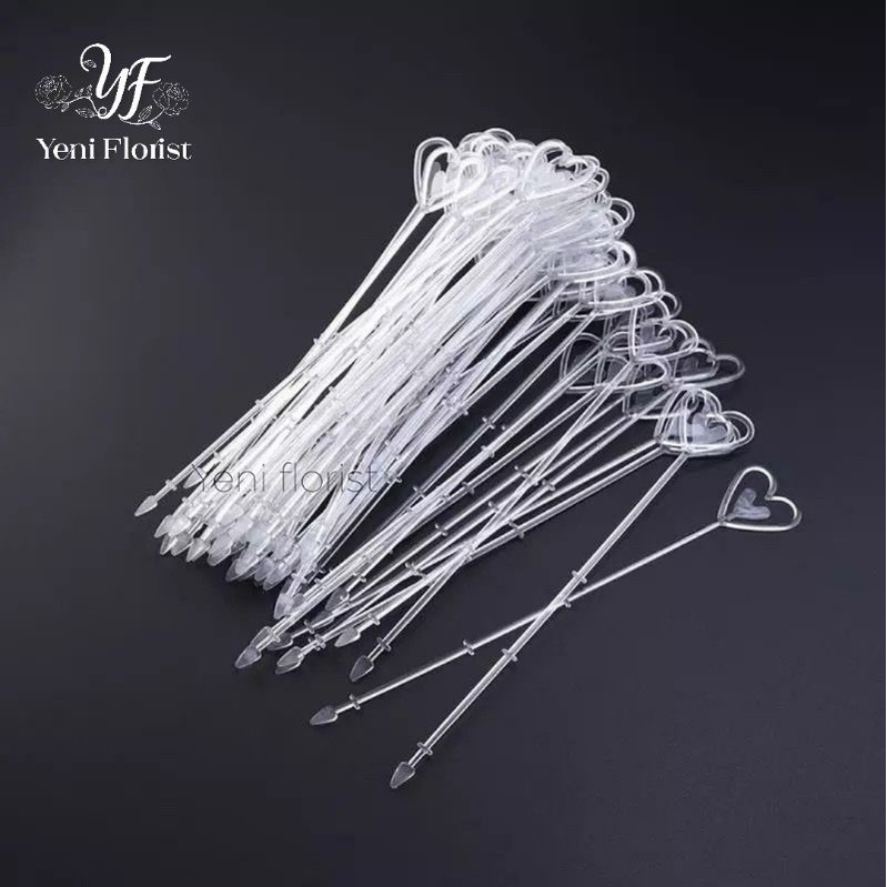 stik kartu ucapan / stik buket