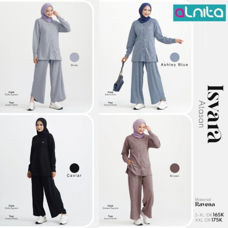 ISVARA ATASAN | ISVARA BAWAHAN PANTS| SETELAN TERBARU NIBRAS