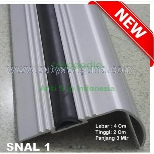 

STAIR NOSING ALUMUNIUM SNAL 1 PANJANG 1 METER