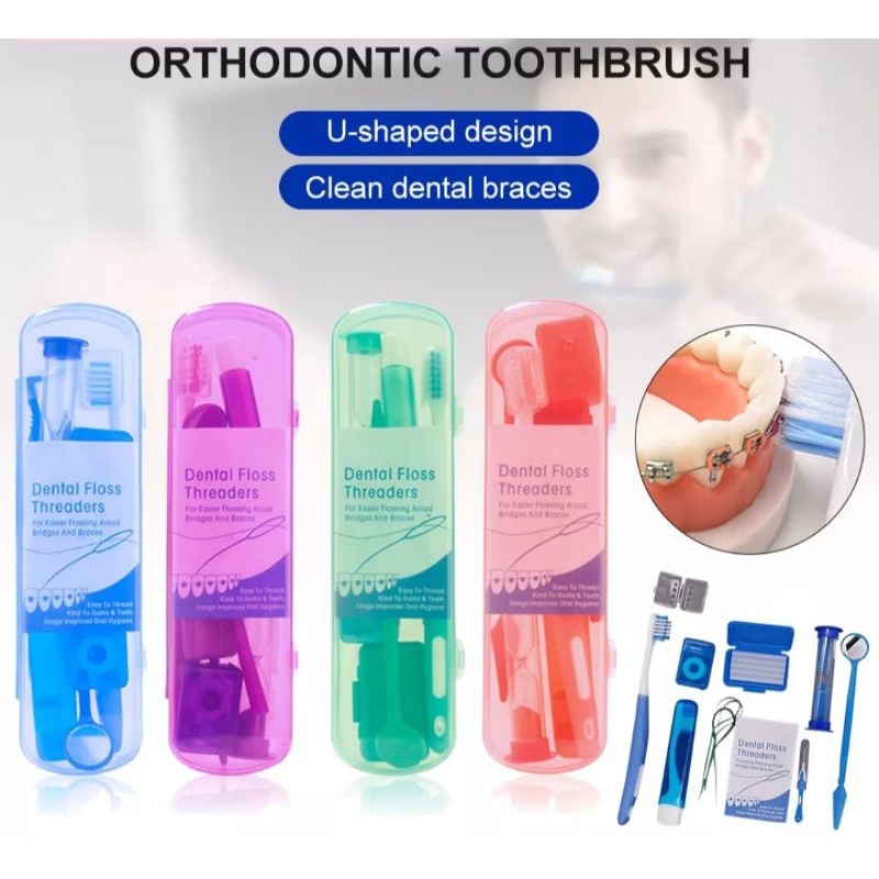 ORTHO KIT MURAH Orthodontic Kit MURAH / Paket Sikat Ortho Behel MURAH