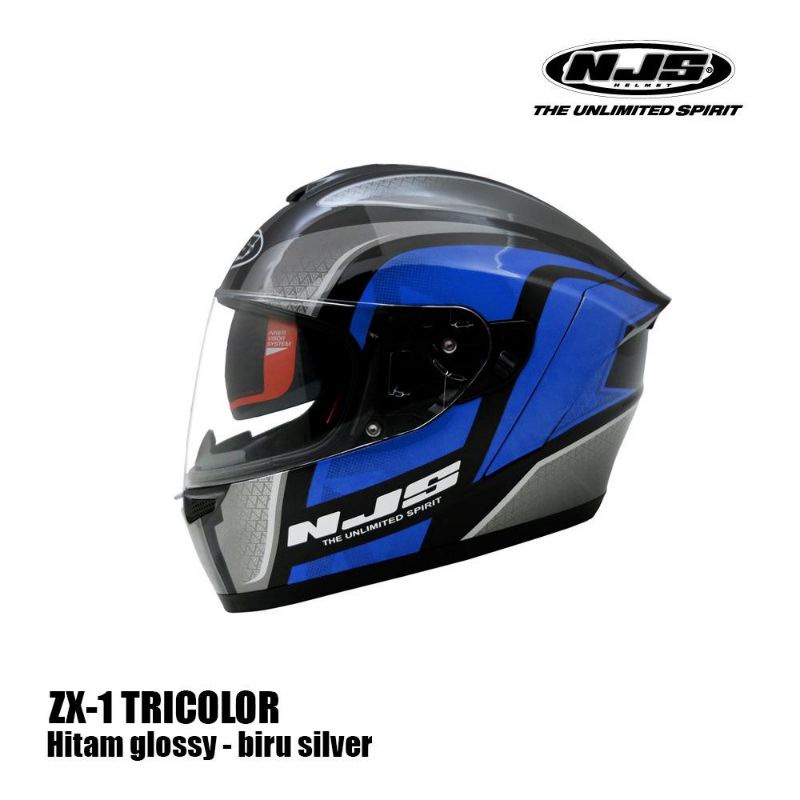 HELM NJS ZX1 TRICOLOR