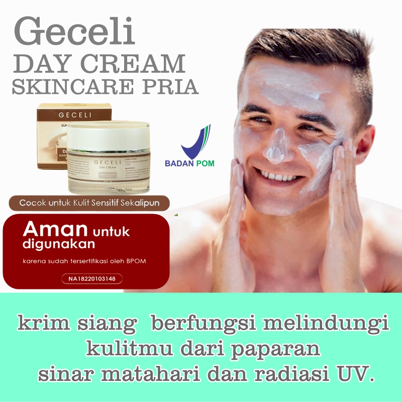 Skincare Siang Pemutih Pria cream pemutih kulit wajah glowing pria glutamen pemutih kulit wajah pria