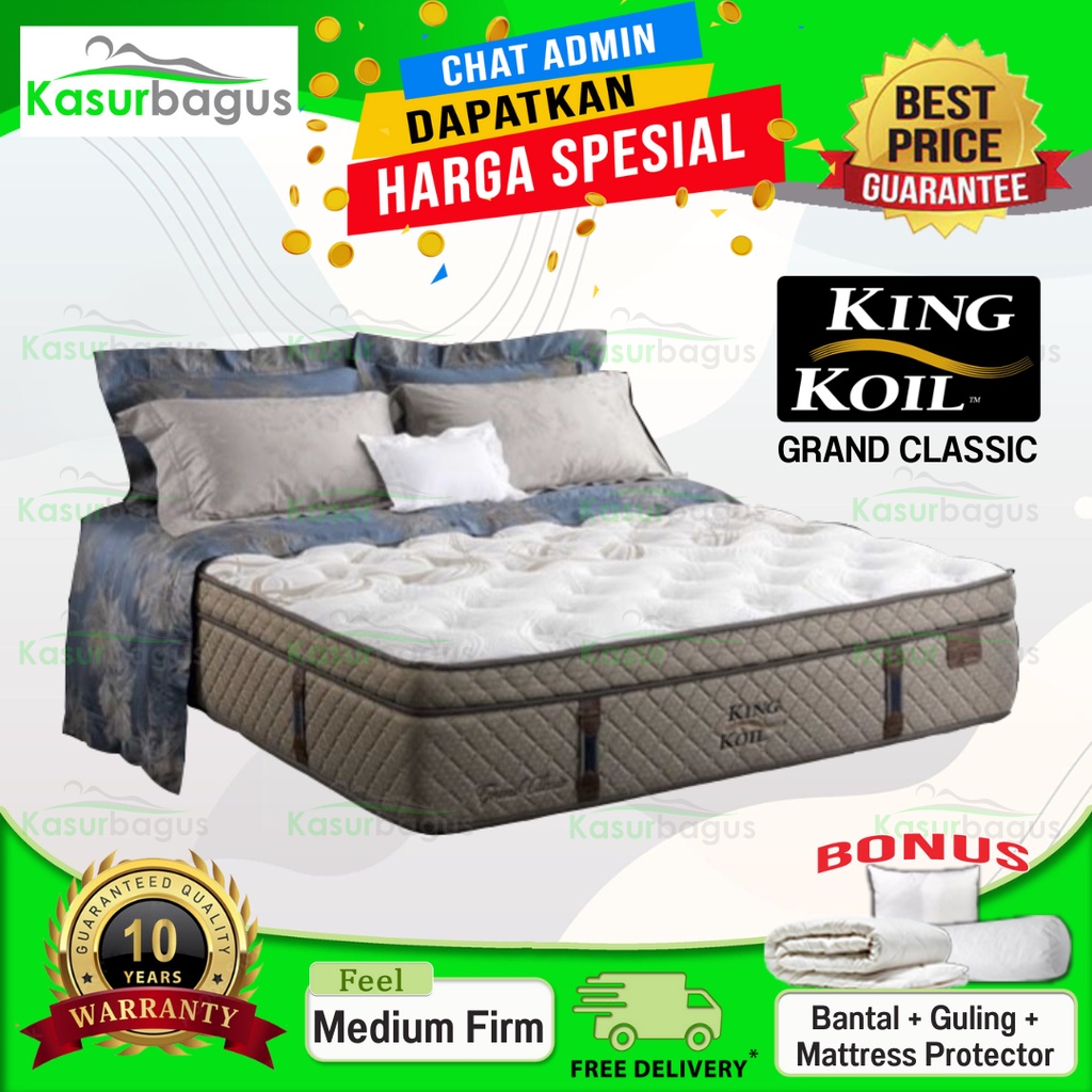 King Koil Kasur Springbed New Grand Classic - Kasur Saja 120x200