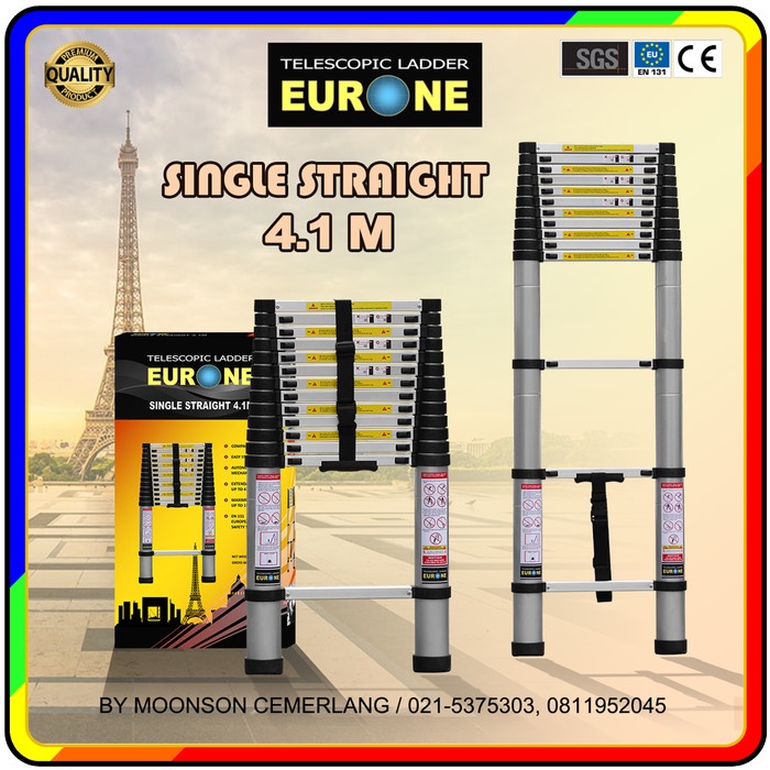 Tangga Lipat Teleskopik 4.1M- Single